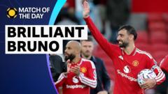 برونو فيرنانديز يقود مانشستر يونايتد لفوز مثير 5-2 على إيبسويتش تاون بهاتريك