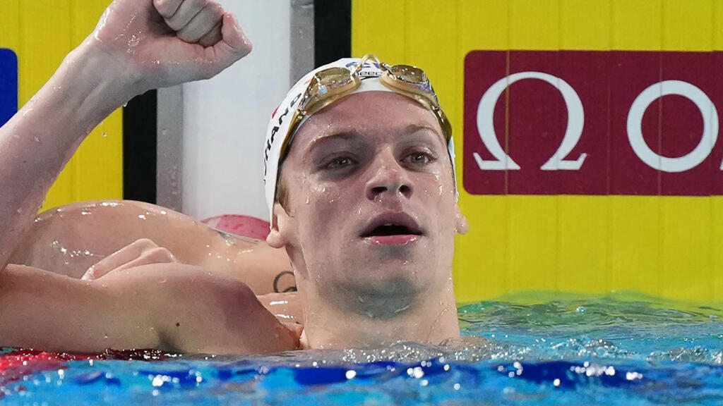 Léon Marchand décroche l’or du 400m nage libre aux Européens malgré une blessure