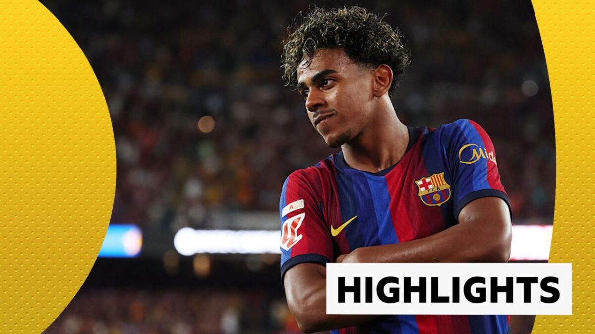 لامين يامال ورافينيا يقودان برشلونة لاكتساح رايو فاليكانو 5-2 في الليغا